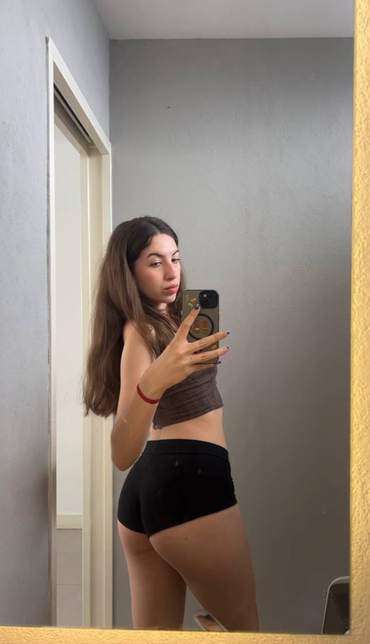 Amber in her underwear in Lagos