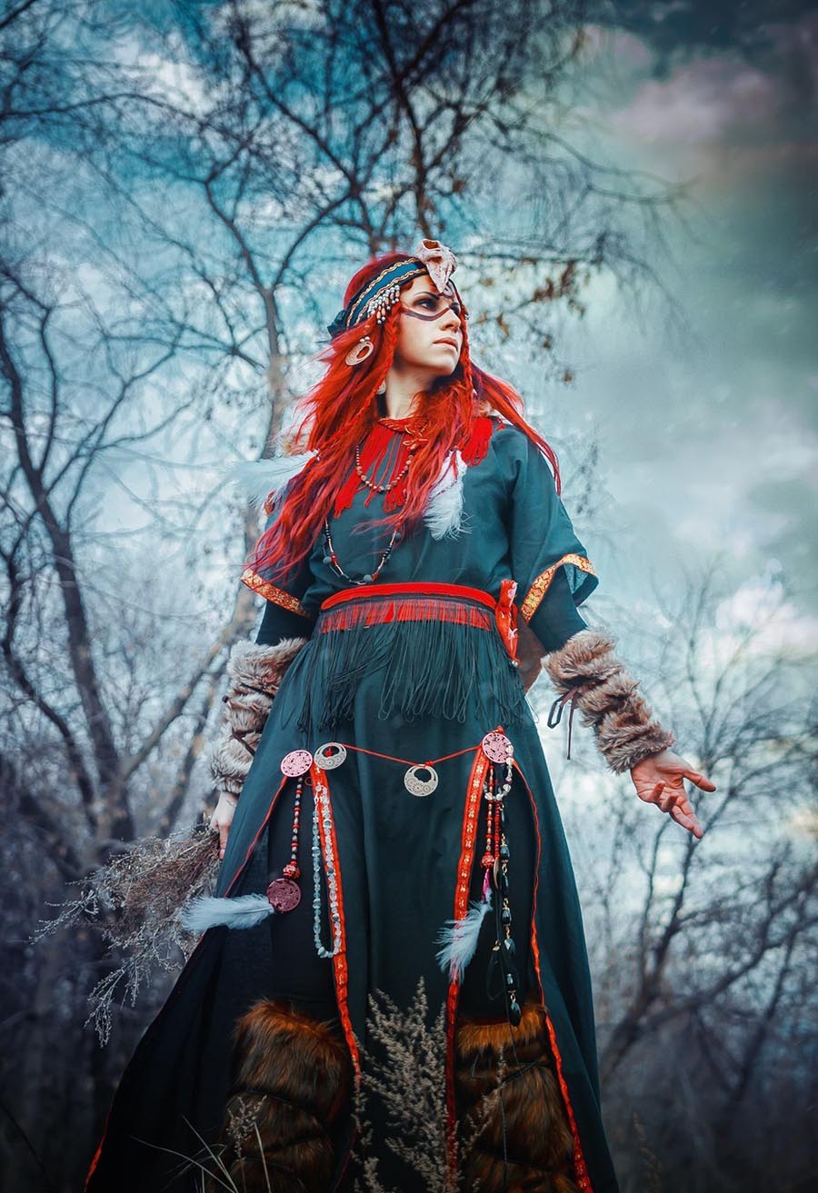 Girls in Slavic costumes underwear in Lagos